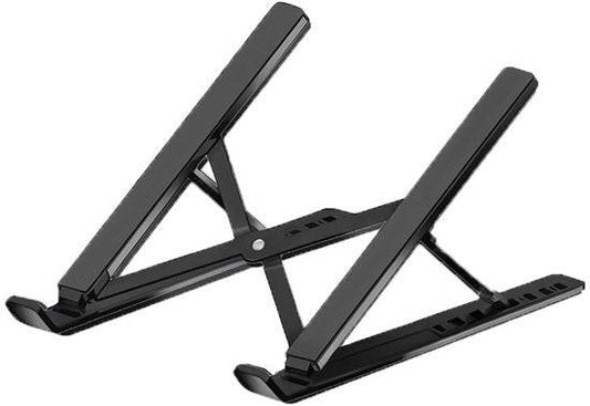 Computer Stand - Adjustable Laptop Stand - Foldable Laptop Stand - For 10-15.6 Inch Laptops and Tablets - Black.