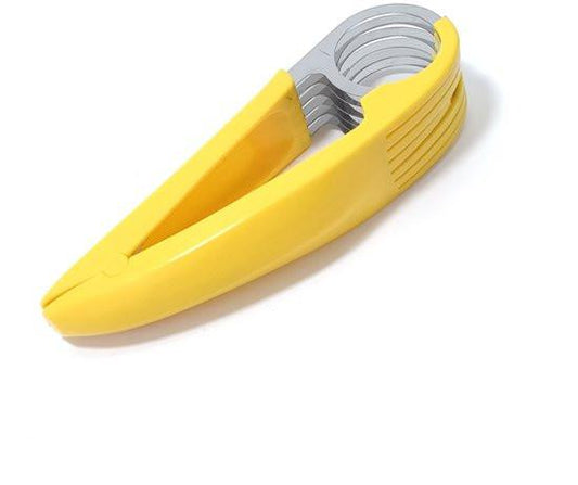 Banana cutter - Sausage cutter - Ham cutter - Small cutter - Yellow.