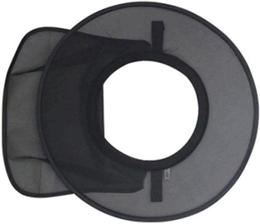 Mesh Visor - Helmet - Outdoor Work Helmet Visor Full Brim Mesh Visor - Protector for Professional Outdoor Use for Women and Men - Black.