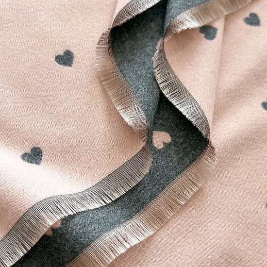 Women's scarf - Long scarf - Double-sided warm blanket - Suitable for spring, autumn and winter - 185*65cm - Pink
