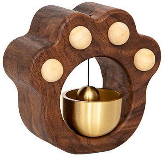 Wind chime - Magnetic wind chime - Wooden doorbell - Wooden shop bell - For opening doors (Cat).