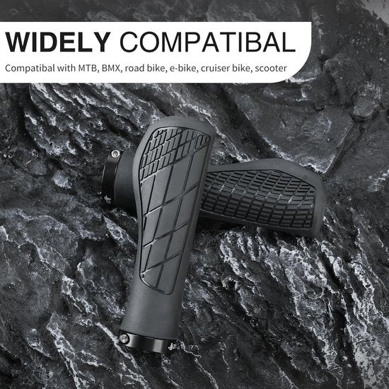 Bicycle grips - Mountain bike grips - 1 pair, including installation tools - Ergonomic bicycle grips | Green Gripps.