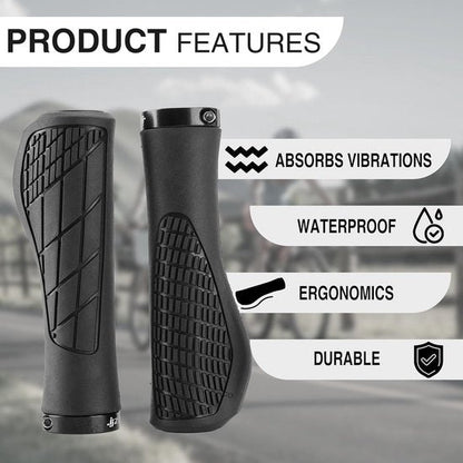 Bicycle grips - Mountain bike grips - 1 pair, including installation tools - Ergonomic bicycle grips | Green Gripps.