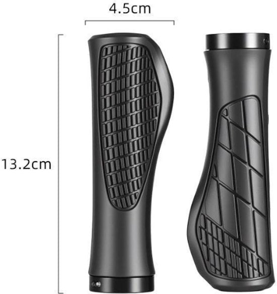 Bicycle grips - Mountain bike grips - 1 pair, including installation tools - Ergonomic bicycle grips | Green Gripps.