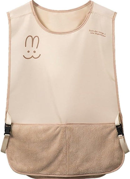 Kitchen Apron - Breathable Cooking Apron - Vest Style - With Towel - Suitable for Cooking, Baking, Gardening, Grilling and Crafting（Brown）