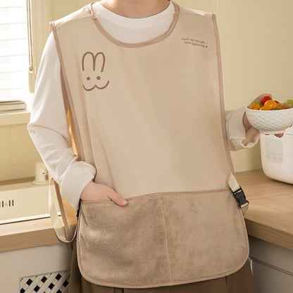 Kitchen Apron - Breathable Cooking Apron - Vest Style - With Towel - Suitable for Cooking, Baking, Gardening, Grilling and Crafting（Brown）