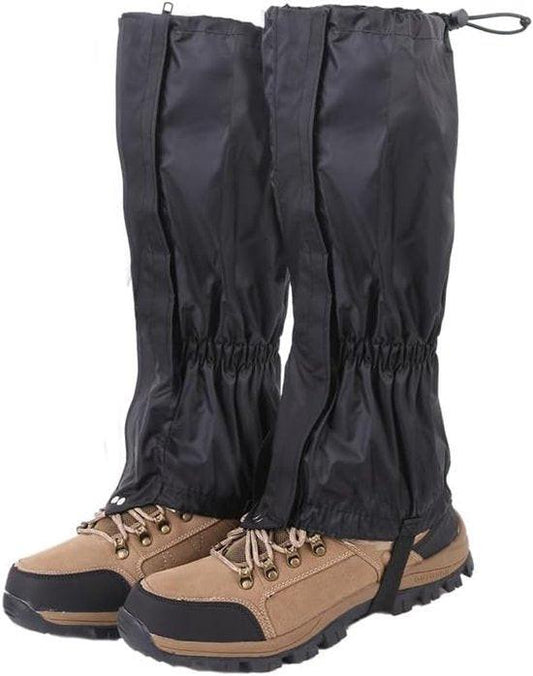 Lightweight Waterproof Leg Warmers - Adjustable Snow Boot Gaiters, Unisex - Suitable for Hiking, Skiing, Mountaineering and Outdoor Activities.