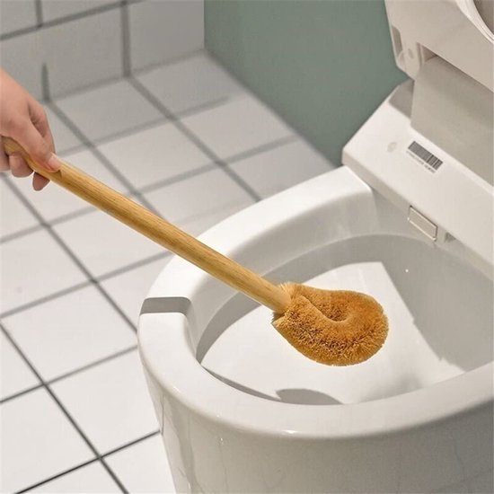 Toilet brush with wooden handle - Toilet brush (2 pieces)