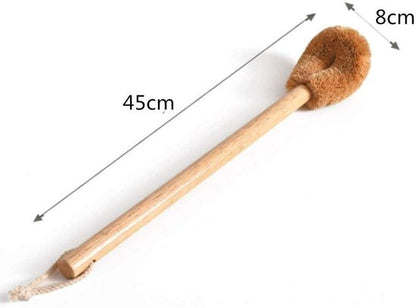 Toilet brush with wooden handle - Toilet brush (2 pieces)
