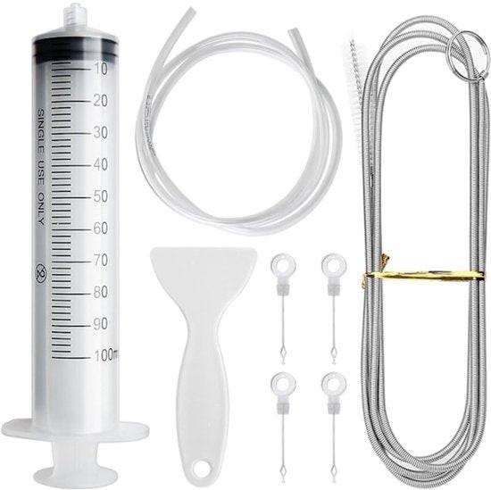Refrigerator Drain Cleaner - For Cleaning the Refrigerator - Refrigerator Drain Hole, Cooling Tube, Drain Cleaner - Clogged Drain Cleaning Tool - Set of 8.
