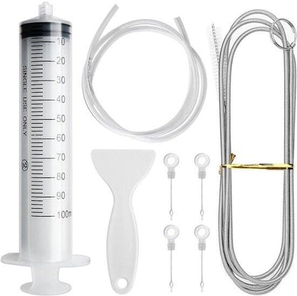 Refrigerator Drain Cleaner - For Cleaning the Refrigerator - Refrigerator Drain Hole, Cooling Tube, Drain Cleaner - Clogged Drain Cleaning Tool - Set of 8.