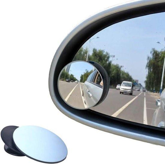 Blind Spot Mirrors - Round, frameless, 360Â° rotating mirror - Adjustable, high-resolution convex glass mirror - Maximizes rear visibility - Universal design - Suitable for cars, SUVs and trucks - Improves driving safety.