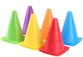 18 pieces of training equipment for outdoor sports - obstacle course for soccer training - cone markers for soccer training.