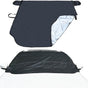 Windshield Cover - 147*90cm Winter Car Windshield Cover - Antifreeze Window Snow Cover - Car Anti-Ice and Antifreeze Snow - Black