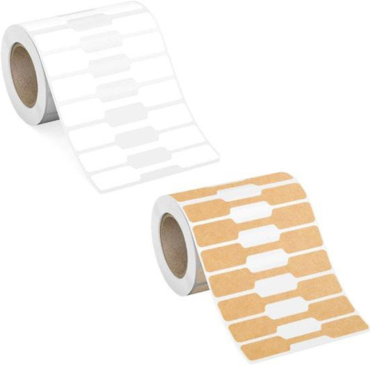 1000 Self-Adhesive Price Tags for Jewelry â Blank Labels for Necklaces, Earrings, Bracelets, Rings and Clothing.