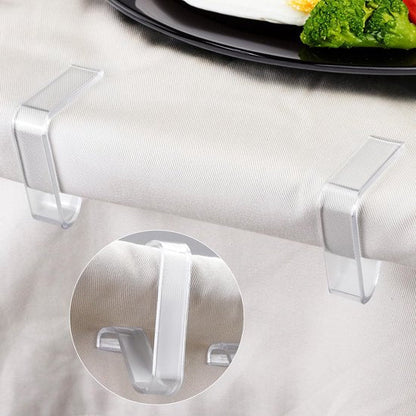 Tablecloth Clips - Pack of 24 - Transparent Tablecloth Clips - Windproof Tablecloth Clips - Suitable for Weddings and Parties