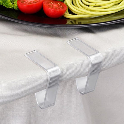 Tablecloth Clips - Pack of 24 - Transparent Tablecloth Clips - Windproof Tablecloth Clips - Suitable for Weddings and Parties