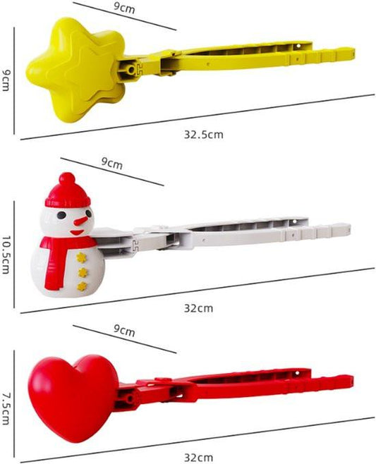 Snowball Maker for Kids | 6 Pieces - Safe PP Material.