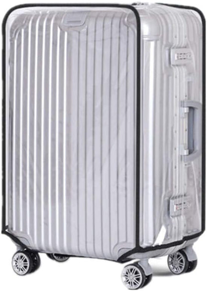 Luggage Cover - Transparent PVC Material - Waterproof and Scratch Resistant - Semi-transparent Luggage Cover - Suitable for Business Travel and Daily Use - 24