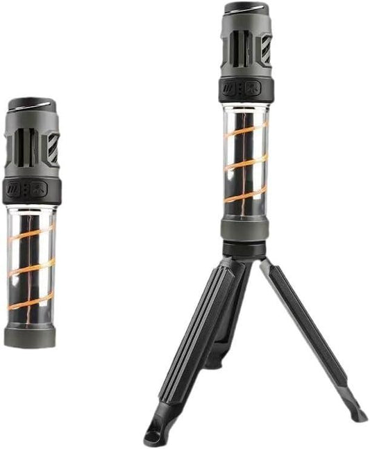 Multifunctional Camping Lamp with Mosquito Repellent - 5 Light Modes & Dual Color Temperature - IPX6 Waterproof - USB-C Rechargeable with Magnetic Hook.