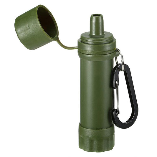 Water Stream Filter â Essential Camping Gear â 1200L Capacity â Extended Straw â For Hiking & Emergency Situations.