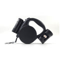 Retractable Dog Leash - Storage Box - 4.5 m - Illuminated - Black - 1 pc