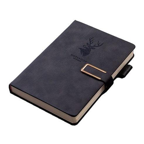 Notebook - 3D Magnetic Closure - Thick Paper - Black Deer - 1 Pack.