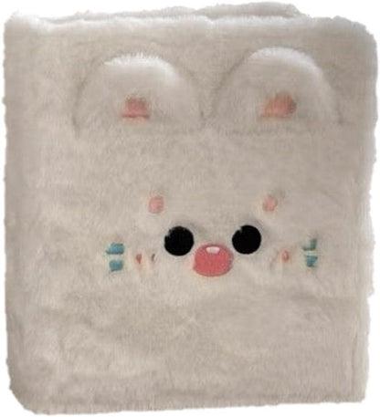 Photo Album - 10 Transparent Inner Pages - Removable - White Kitten - 1 Pack.