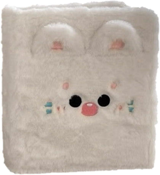 Photo Album - 10 Transparent Inner Pages - Removable - White Kitten - 1 Pack.