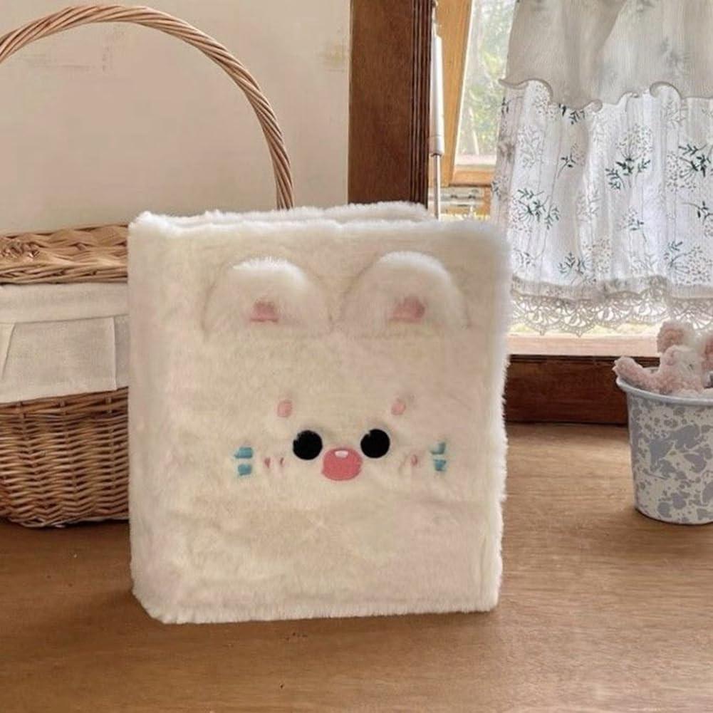 Photo Album - 10 Transparent Inner Pages - Removable - White Kitten - 1 Pack.