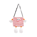 Car Key Box - Fun storage box for the car with hanging compartment - Scratch-resistant storage bag for the backseat - Handy car accessory - Large capacity - Pink.
