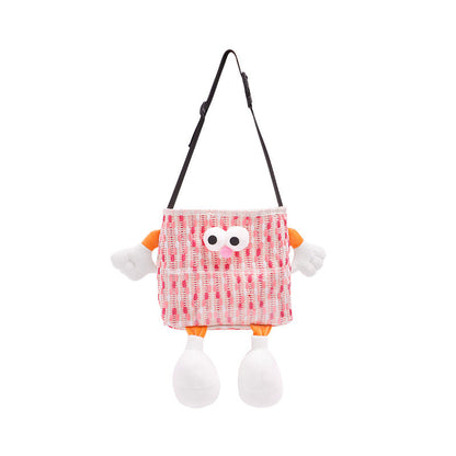 Car Key Box - Fun storage box for the car with hanging compartment - Scratch-resistant storage bag for the backseat - Handy car accessory - Large capacity - Pink.