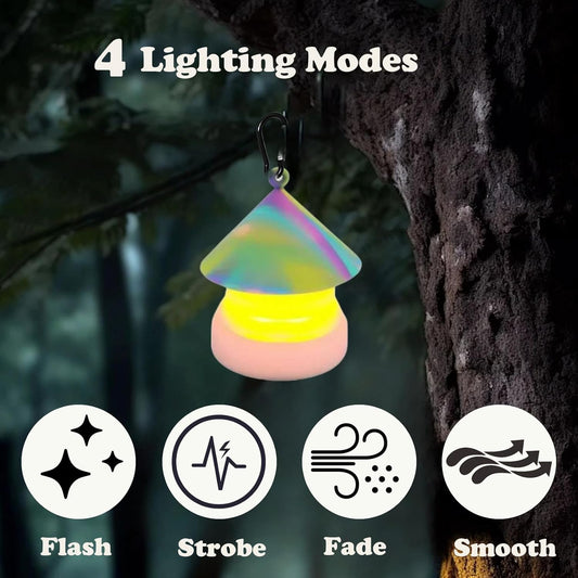 Remote Control Silicone Night Light, 16 Soft Colors, Mushroom Kids Night Light, Rechargeable Dimmable LED Night Light for Cute Room Decor, Gift for Girls and Boys (White)