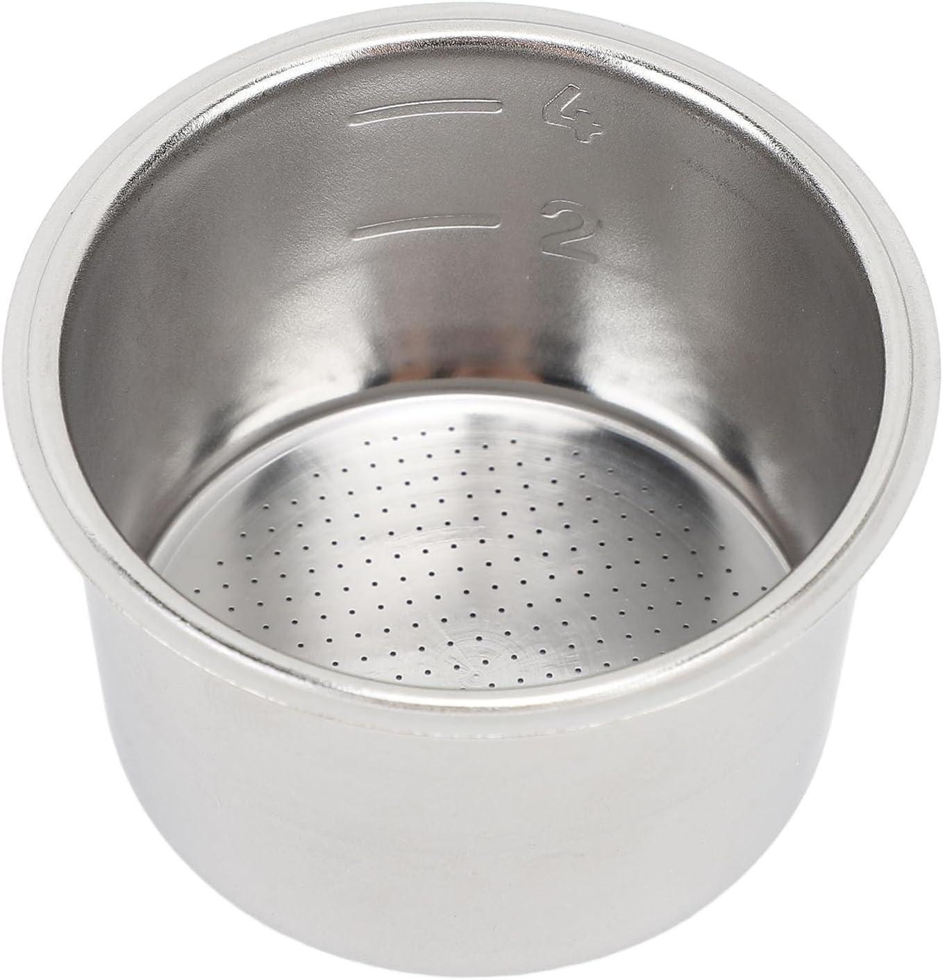 Coffee filter basket - Suitable for semi-automatic coffee machine Filter holder - Durable and high filter precision - 304 stainless steel - 10 pieces.