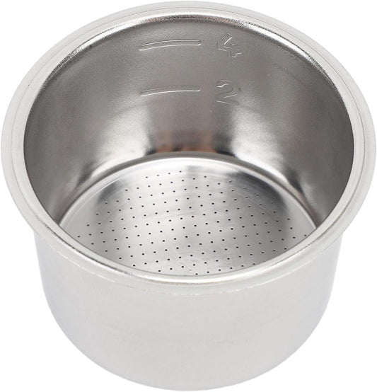 Coffee filter basket - Suitable for semi-automatic coffee machine Filter holder - Durable and high filter precision - 304 stainless steel - 10 pieces.