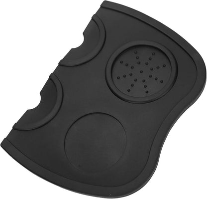 Non-slip coffee mat - Silicone accessories for coffee machines - Accessories for large coffee machines - Kitchen tools for espresso and coffee machines - 21*15*0.6cm.