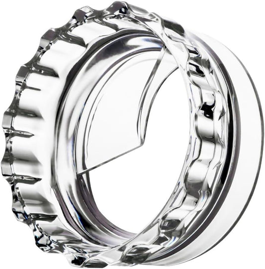 Moka Pot Dosing Ring and Coffee Dispenser - 2-in-1 Dosing Ring - Fast Dosing and Compaction (Large Size 8.4*8.4*3.9cm).