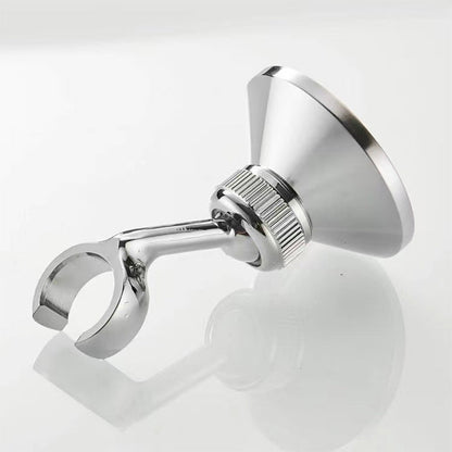 Shower Head Bracket - Adjustable Bracket - Bathroom Chrome Wall Mount - 22mm