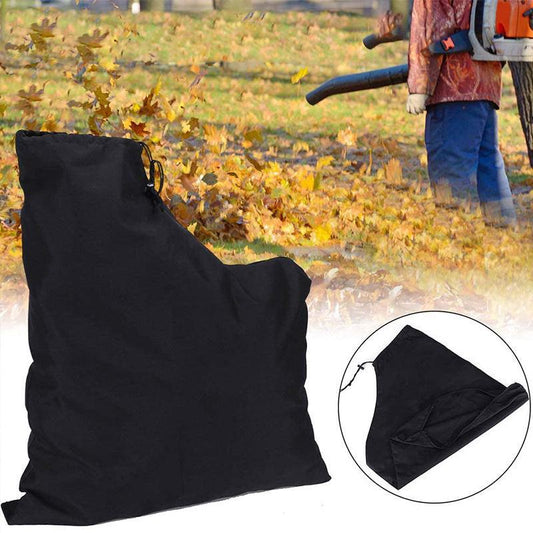 Replacement exhaust bag - with zipper at the bottom - for leaf blowers, vacuum rakes and leaf blower storage bags.