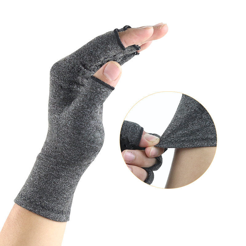 Rheumatism Gloves - Compression Gloves - Unisex - Osteoarthritis - Rheumatism - Arthritis - Repetitive Strain Injury- Carpal Tunnel Syndrome- XL - Gray