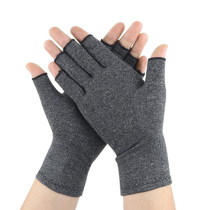 Rheumatism Gloves - Compression Gloves - Unisex - Osteoarthritis - Rheumatism - Arthritis - Repetitive Strain Injury- Carpal Tunnel Syndrome- XL - Gray