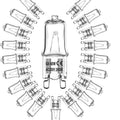 Halogen lamp - G9 Clear halogen lamp - Warm yellow light - 230V 40W - Suitable for pendant lamps - 10 pieces.
