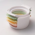 4-in-1 Egg Slicer - Egg Separator - Stainless Steel 304 - For Eggs, Strawberries & Soft Foods - Easy to Clean.