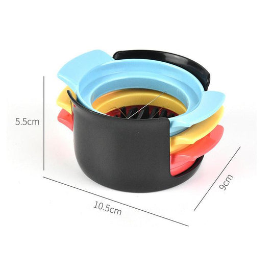 3-in-1 Egg Slicer - Egg Separator - Stainless Steel 304 - For Eggs, Strawberries & Soft Foods - Easy to Clean.