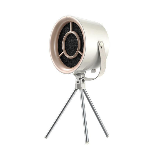 Portable Mini Range Hood - Includes 2 Filters - For Gourmet, Hotpot & BBQ - USB Rechargeable - Desktop Range Hood - White.