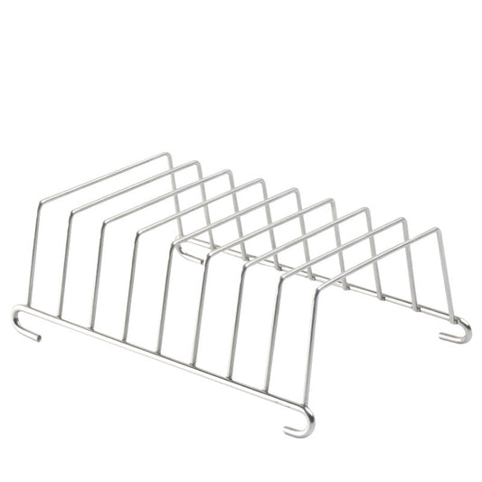 Airfryer Bread Rack - Stainless Steel Toast Rack - Bread Holder - Breakfast Accessory - Silver.
