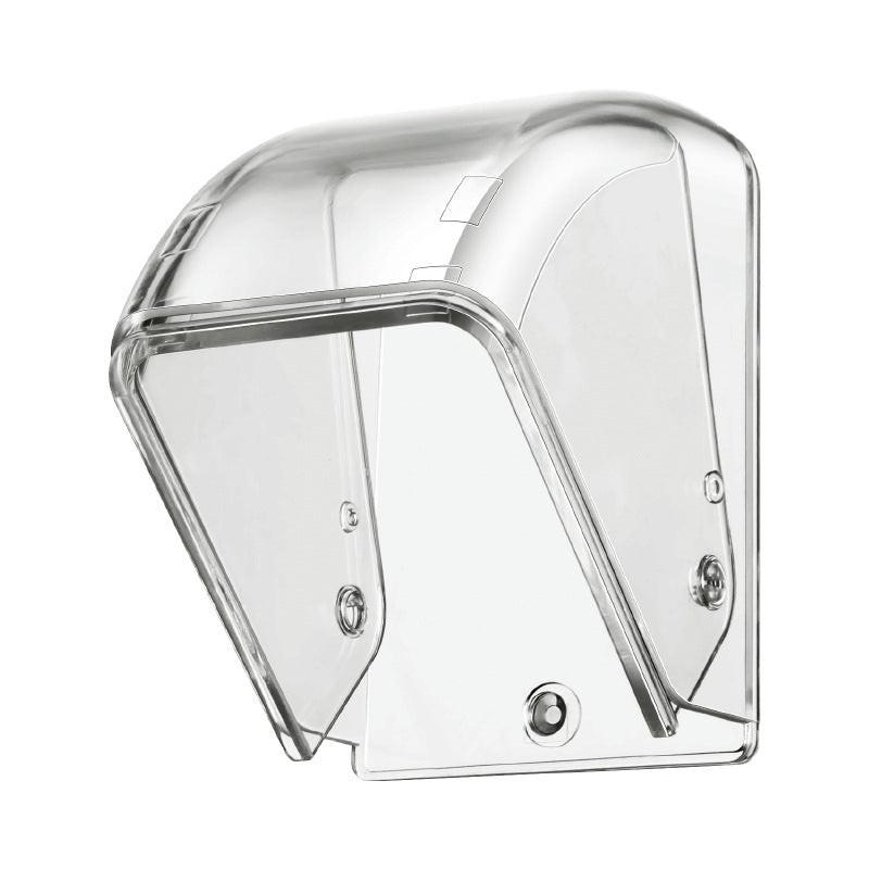 Wireless doorbell waterproof cover - transparent outdoor weatherproof cover - outdoor doorbell protective cover - suitable for wireless doorbell - doorbell with camera - 9x7x7 cm.