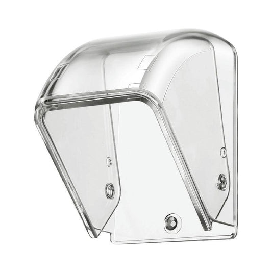 Wireless doorbell waterproof cover - transparent outdoor weatherproof cover - outdoor doorbell protective cover - suitable for wireless doorbell - doorbell with camera - 9x7x7 cm.