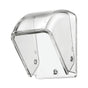 Wireless doorbell waterproof cover - transparent outdoor weatherproof cover - outdoor doorbell protective cover - suitable for wireless doorbell - doorbell with camera - 9x7x7 cm.