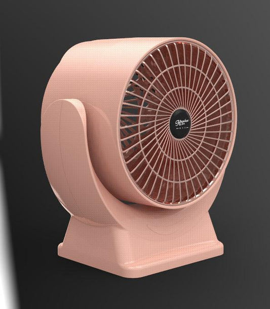 Fan Heater - Mini Heater - Mini Electric Heater 800W - Fast Heat Up - Portable Heater with Thermostat - Quiet & Energy Efficient - Auto Shut Off - Ideal for Bedroom, Student Room or Office - Pink.
